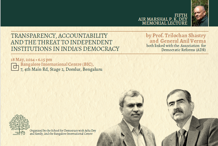 Democracy, Transparency, Accountability